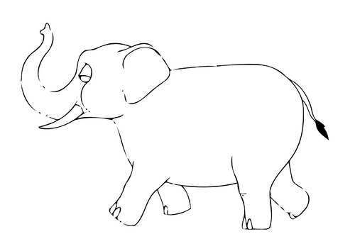 07b. Elefant ohne Mensch