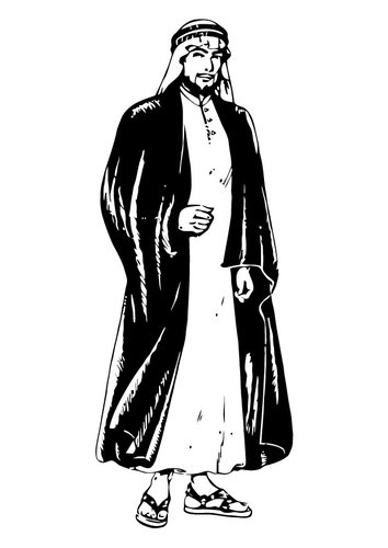 Malvorlage  Araber