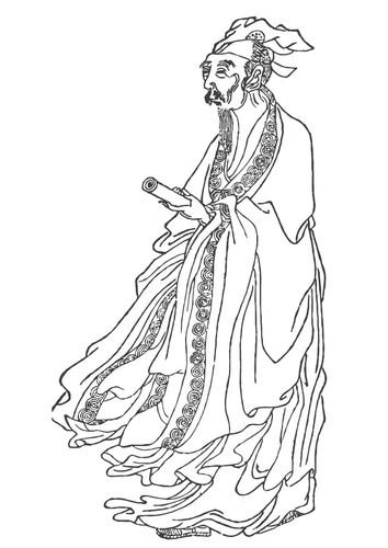 Malvorlage  Bai Juyi
