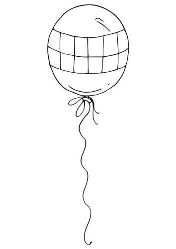 Malvorlage  Ballon