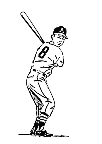 Malvorlage  Baseball
