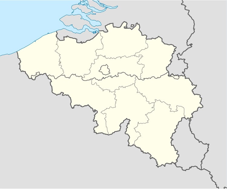 Bild Belgien mit Provinzen