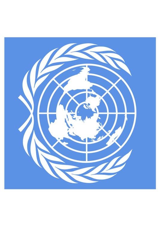 Fahne der Vereinten Nationen