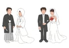 japanische Hochzeit