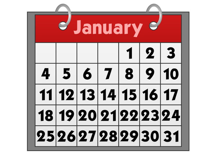Bild Kalender - Januar