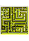 Bilder Labyrinth - gelb