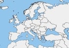 Bilder leere Europakarte