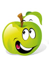 Bilder Obst - grüner Apfel