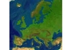 Bilder Reliefkarte Europa