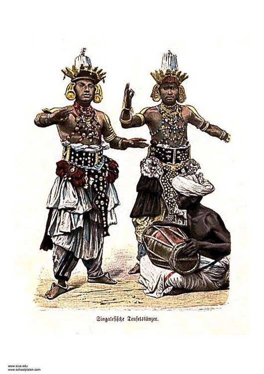 Bild Senegalesische TÃ¤nzer 1880