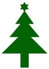 Bilder Weihnachtsbaum mit Stern