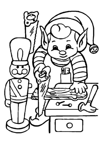 Elfe bei der Arbeit