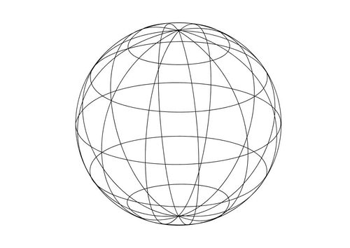 Malvorlage  Erdball