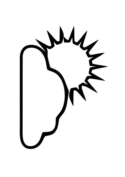 01a. bewölkt mit Sonne