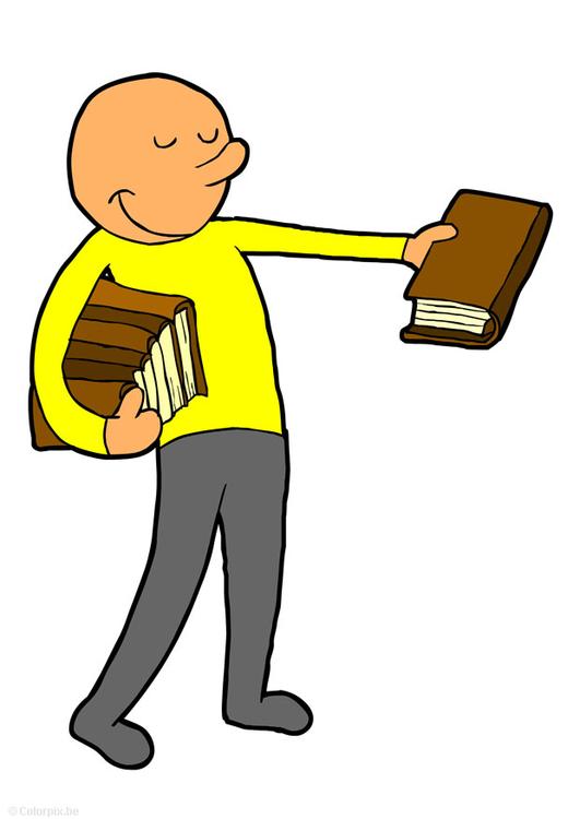 Bücher austeilen