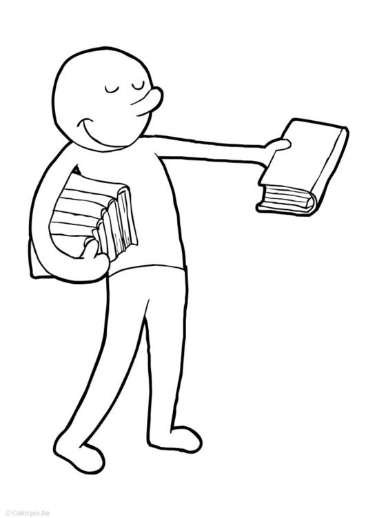 Bücher austeilen