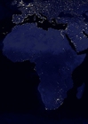 Fotos die Erde bei Nacht - Stadtgebiete Afrika