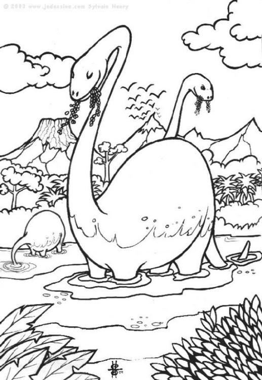 Dinosaurier im Wasser