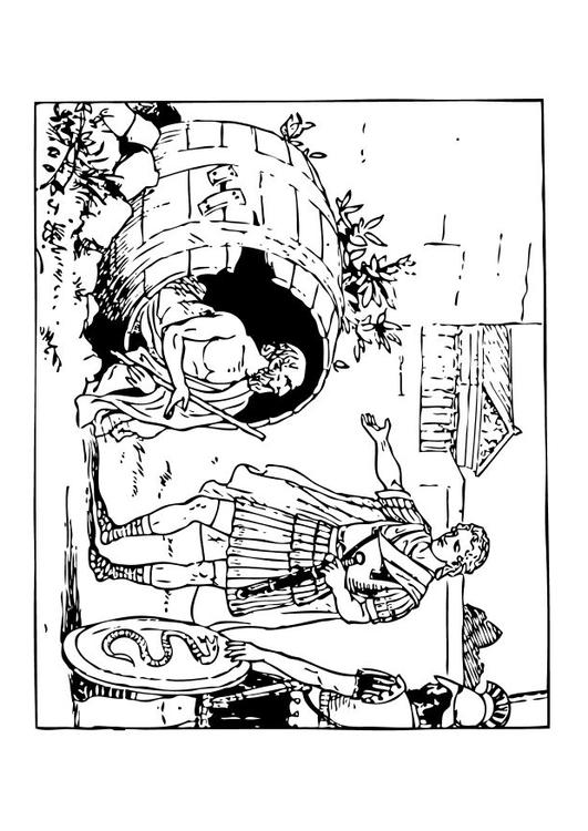 Diogenes und Alexander