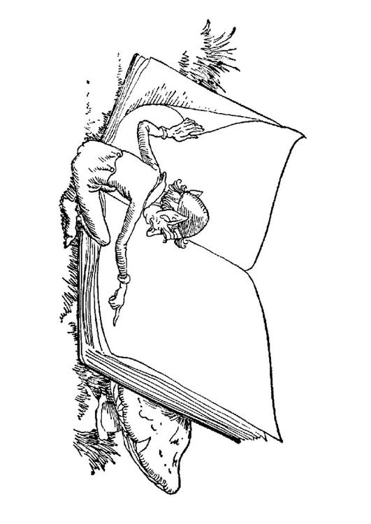 Elfe mit Buch