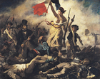 Eugene Delacroix - Die Freiheit führt das Volk.