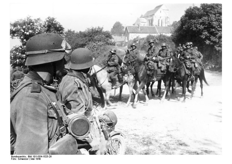 Foto Kavallerie in Frankreich