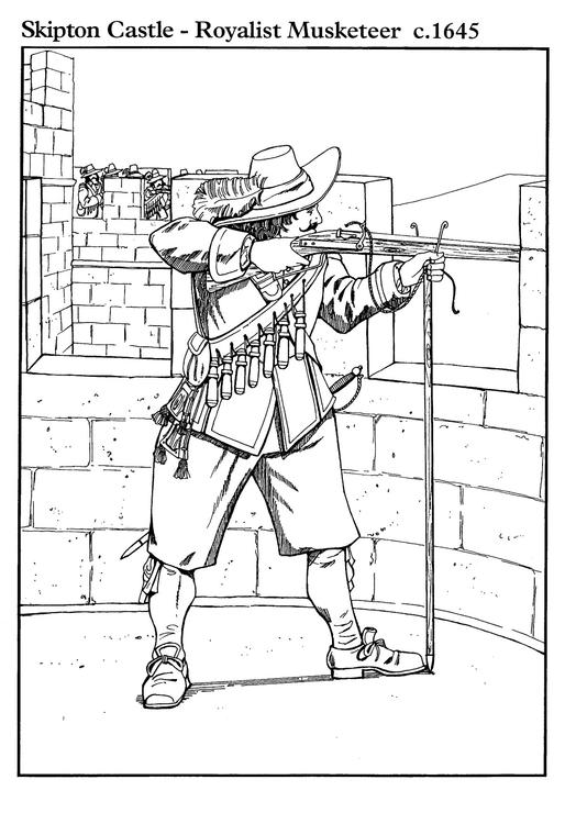 Musketier 1645