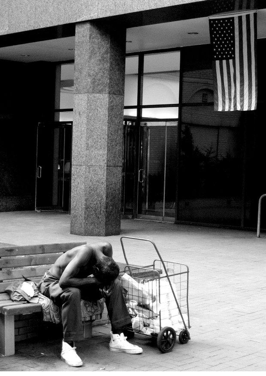 Foto Obdachloser