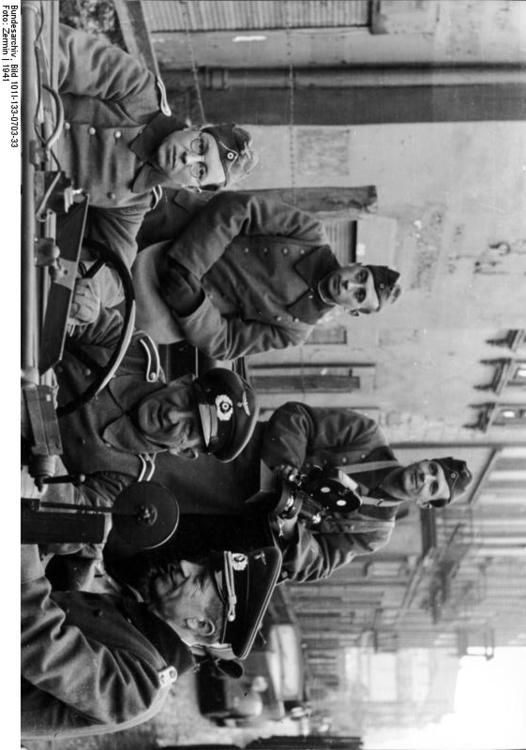 Polen - Ghetto Litzmannstadt - deutsche Soldaten