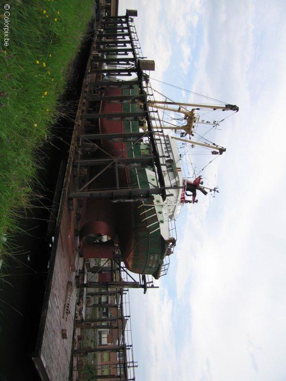 Schiff im Trockendock