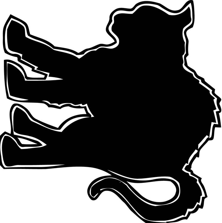 schwarze Katze