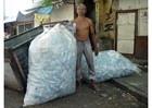 Fotos slum in Jakarta, Indonesien
