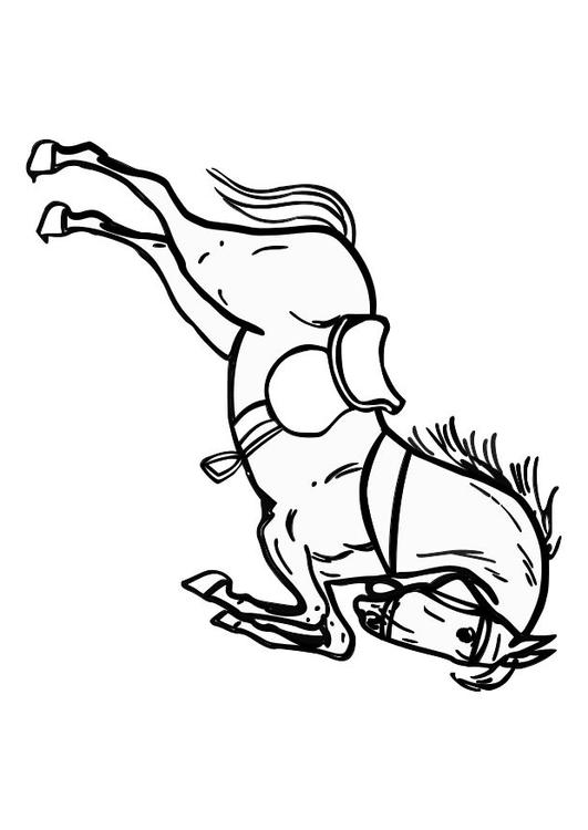 springendes Pferd
