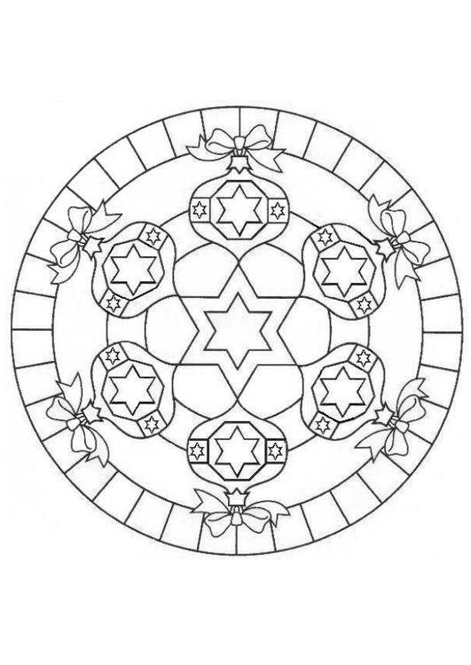 Weihnachten Mandala
