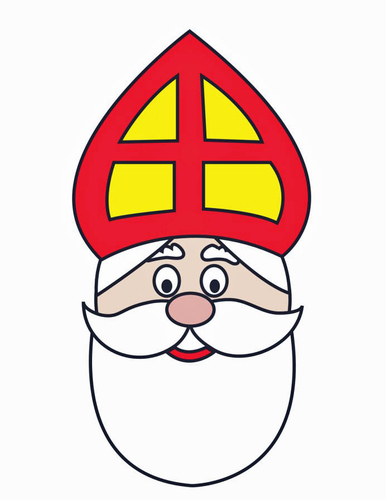 Bild Gesicht vom Nikolaus