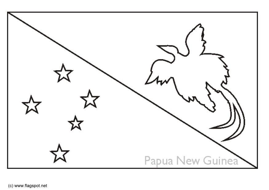 papua-neuguinea Malvorlage papua-neuguinea