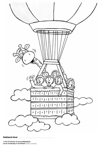 Jull und seine Freunde im Ballon