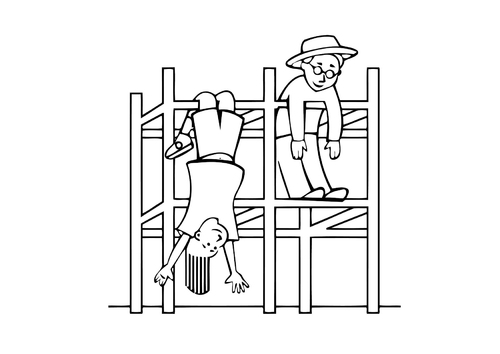 Klettergerüst - Spielplatz