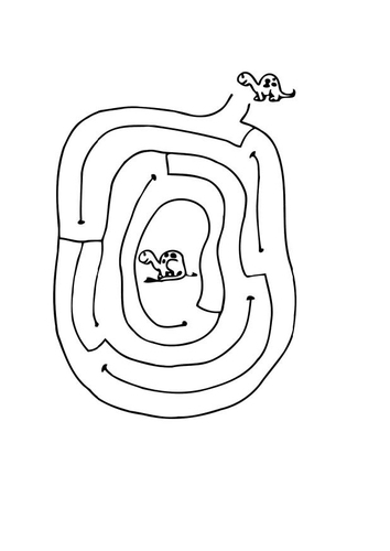 Labyrinth Schildkröte