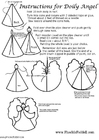 Malvorlagen Doily Angel