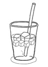 Malvorlagen Eiswürfel im Getränk
