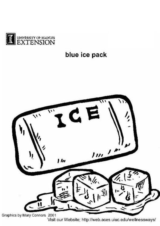 ice cube coloring pages - photo #12
