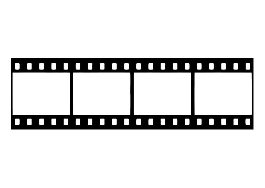 malvorlage filmstreifen filmnegativ  ausmalbild 27437