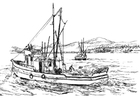 Malvorlagen Fischerboot