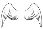 Malvorlagen Flügel