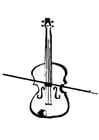 Malvorlagen Geige