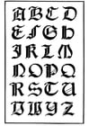 Malvorlagen italienisch gotische Schrift