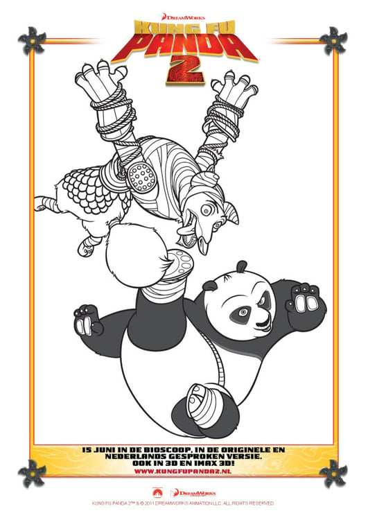 malvorlage kung fu panda 2  ausmalbild 22401