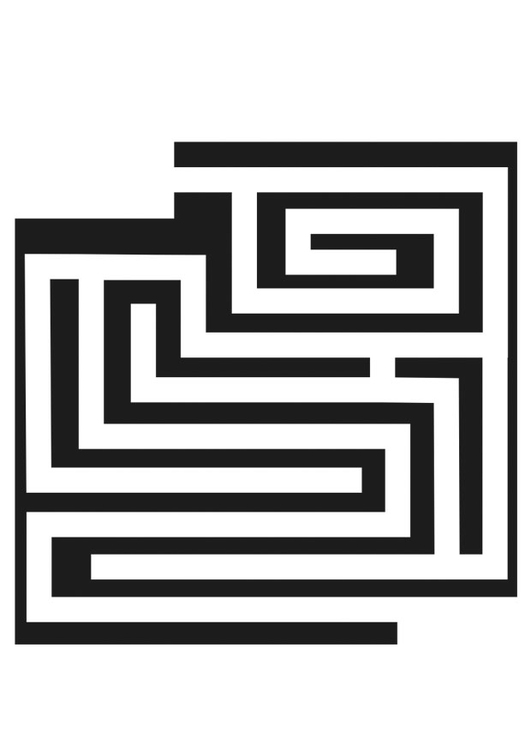 Malvorlage  Labyrinth