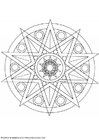 Malvorlagen Mandala 1502a